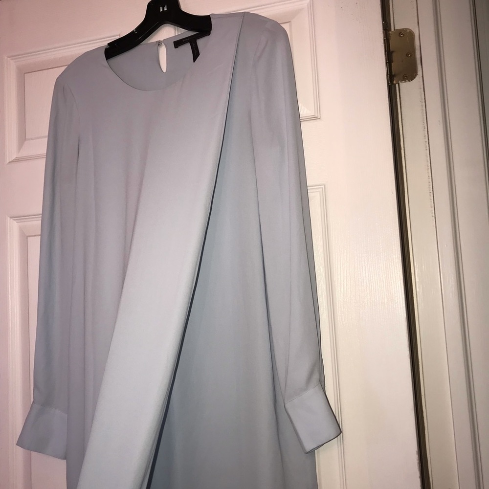 BCBG Maxazria Aston Smock dress dusty blue - Picture 5 of 8